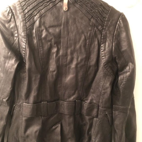 AUTHENTIC CHIC LUXURY LADIES MACKAGE LEATHER JACKET - Picture 2 of 6